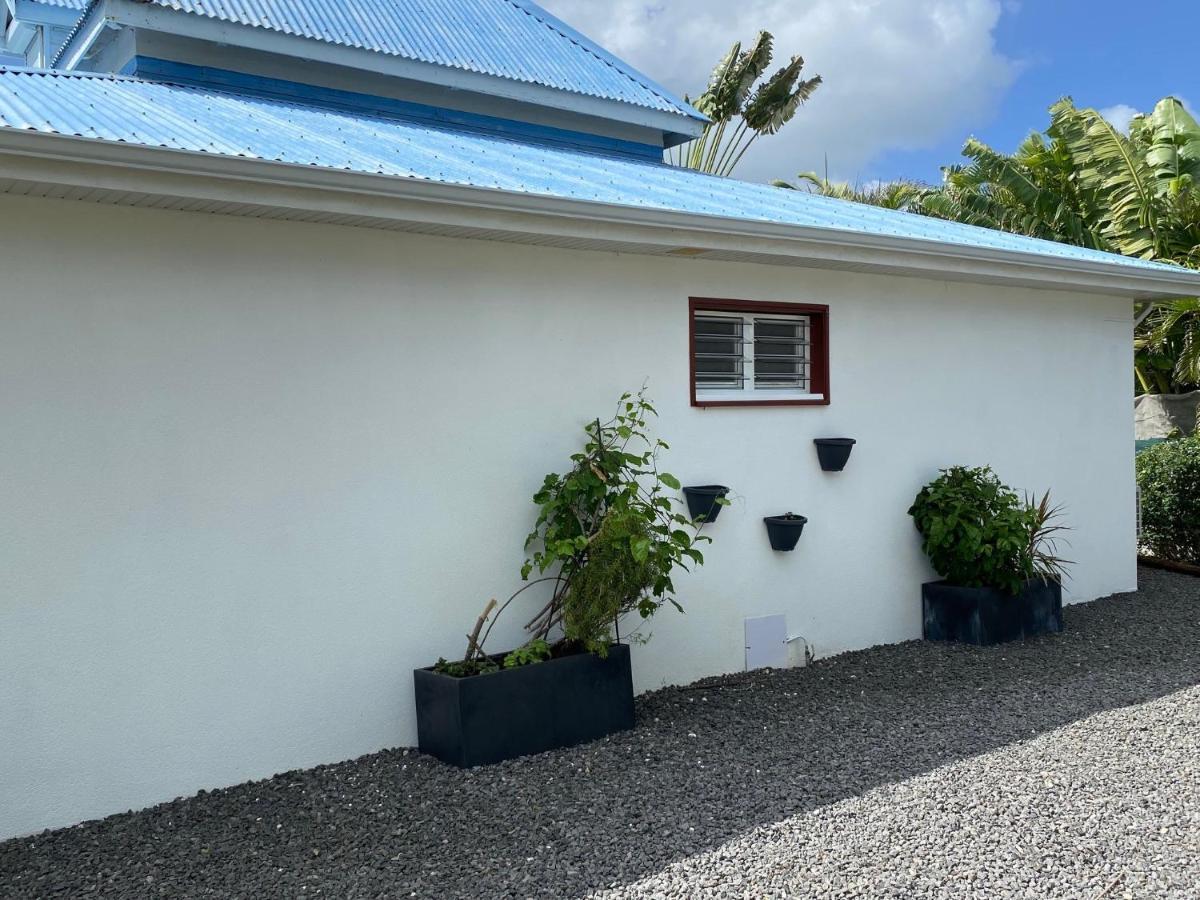 Villa Nomilou Beach Avec Acces Direct Plage Saint-Francois  Eksteriør billede