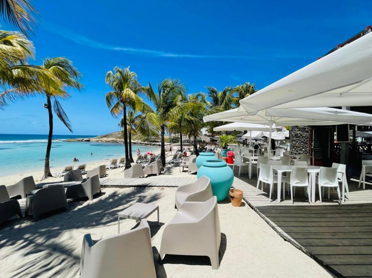 Villa Nomilou Beach Avec Acces Direct Plage Saint-Francois  Eksteriør billede