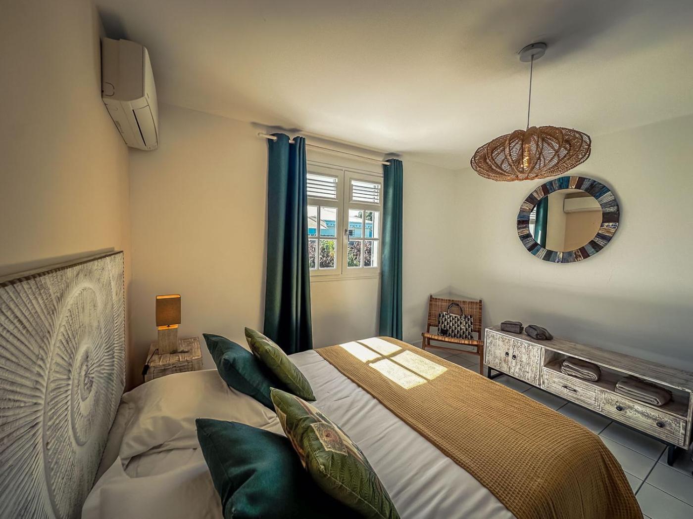 Villa Nomilou Beach Avec Acces Direct Plage Saint-Francois  Eksteriør billede